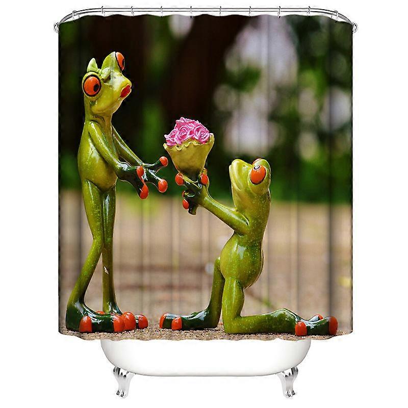Shower curtain, confession frogwaterproof, 150*180cm