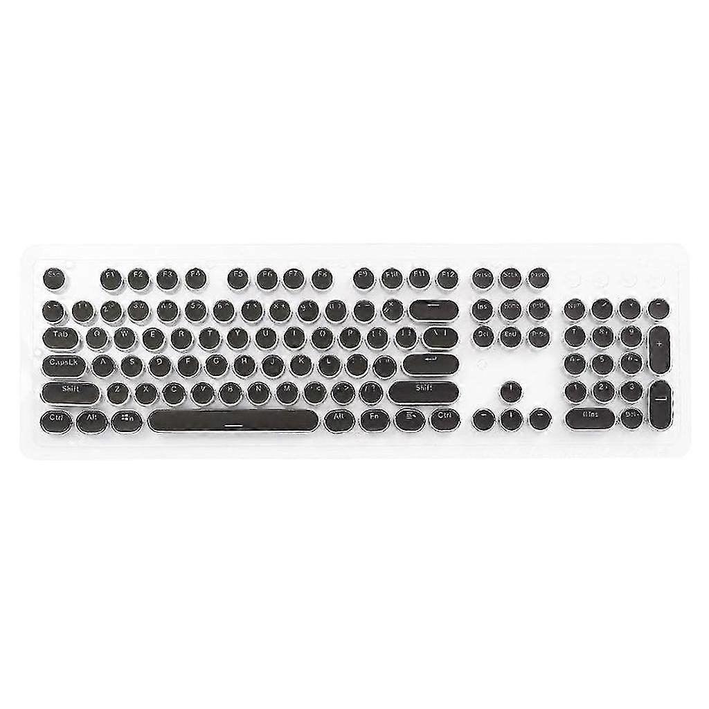 104-key Keycap Double Shot Diy Steam Punk Typewriter Keycaps For Backlit Classy