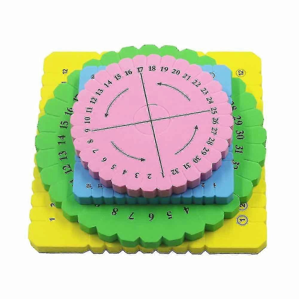 Mixed 4pcs Bracelet Knitting Kumihimo Disc Disk Tray Braided Rope Knot
