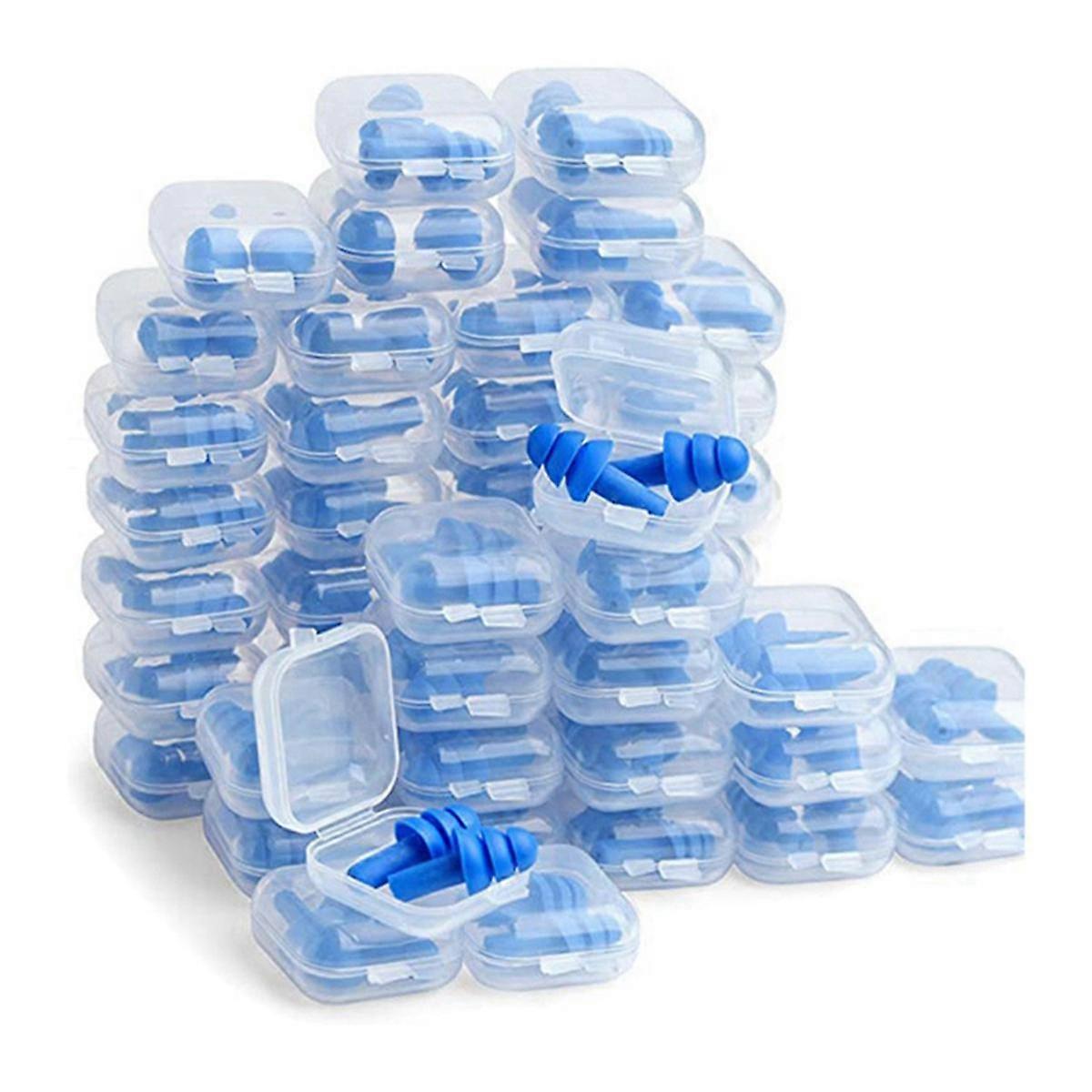 Soft Silicone Earplugs Waterproof Swimming Ear Plugs Reusable Noise Reduction Sleeping Ear Plugs He