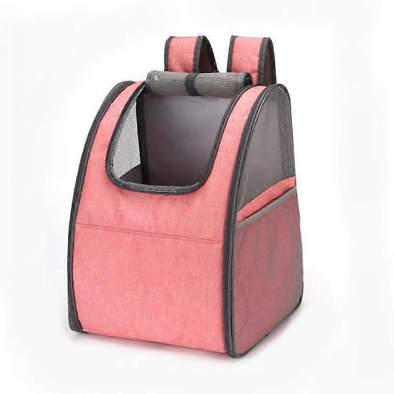 MIMIGO Pet Ryggsäck Vikbar Katt Ryggsäck Bärare Mesh Ventilation Andas för små katter Valpar Hundar Bunny, Designad för Resor, Vandring, Promenader
