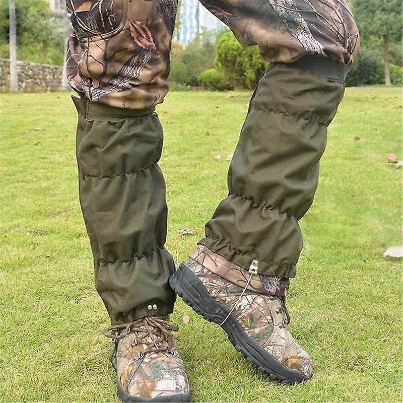 EVAGO Outdoor Sports Leg Protector Leg Gaiters Waterproof and Adjustable Snow Boot Gaiters for Hiking, Walking, Hunting, Mountain Climbing and Snowsho