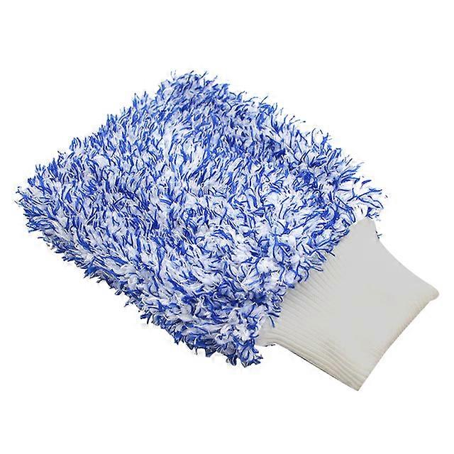 Car Wash Mitts Microfiber Double-Sided Scratch Free Microfiber Washing Gloves Lint Free Wash Glove And Microfiber Towels Car sy