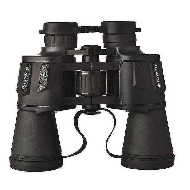 Compact 20 x 50 binoculars with night vision, waterproof zoom for bird watching, hiking, travel, hunting, concerts, with carry bag, strap and cleaning