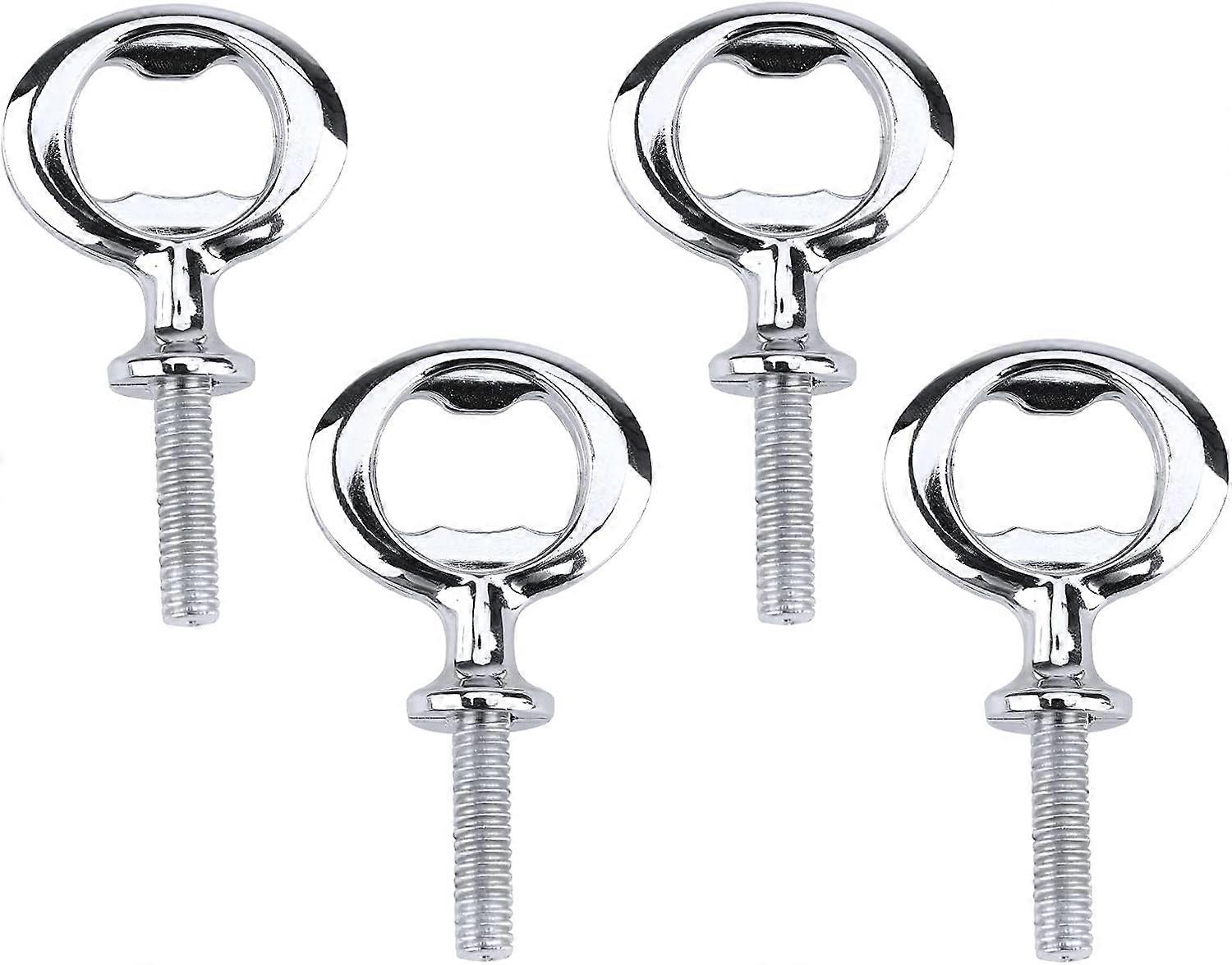 Bottle Opener 4 Pcs Bottle Opener Soda Bottle Blank Bottle DIY Craft Easy to Install Handmade Opener for Beer Simple Stainless Steel Corkscrews Kitche