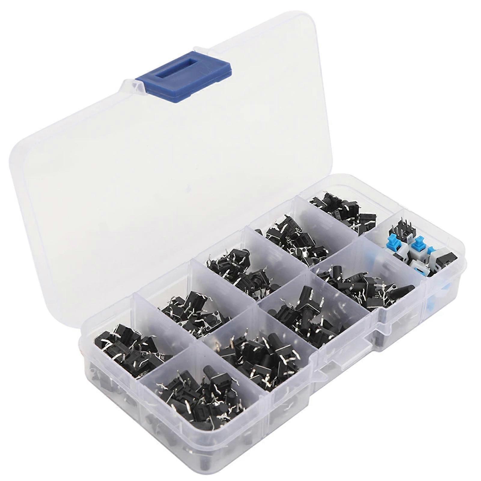 Taktil tryckknappsbrytare Kit Premium 10 modeller taktbrytarsats för hushållsapparater