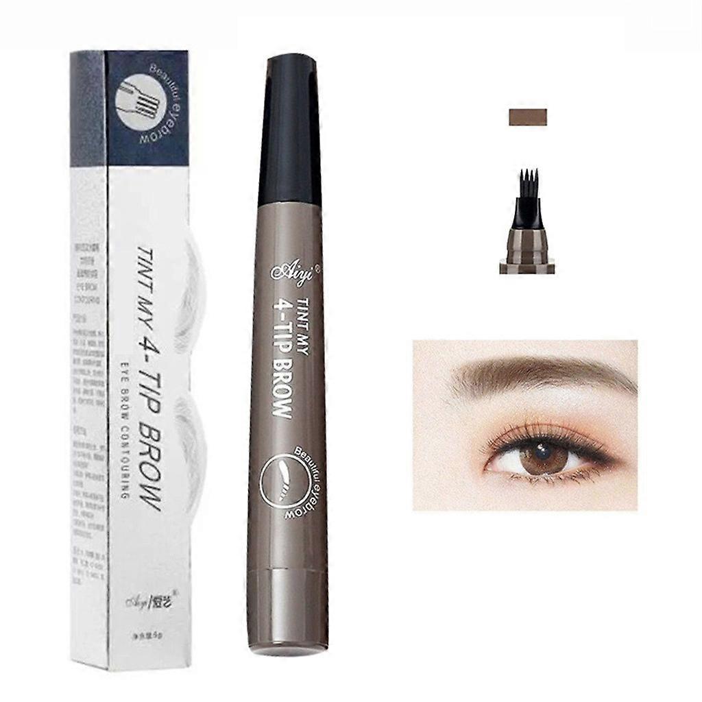 Stylo à sourcils imperméable à l’eau Fourche Tip Tatouage de sourcils Professionnel de longue durée
