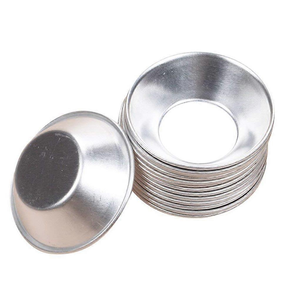 20pcs Anodized Aluminum Egg Tart Cupcake Cake Cookie Mold - Pudding Mould Baking Tool