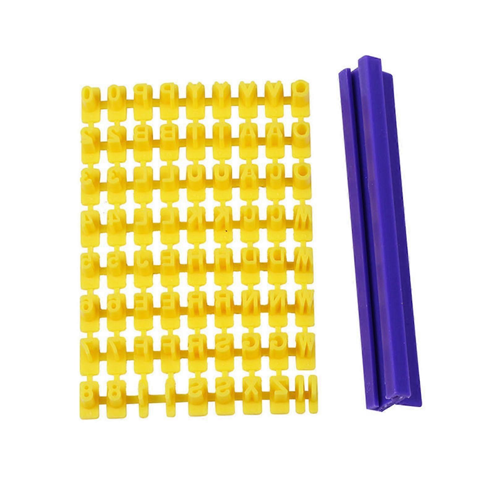 Itsejärjestetyt isot kirjaimet Numerot Kakku Leima Paina Evästeleima Tee vaikutus aakkoset Kirjaimet Kakku