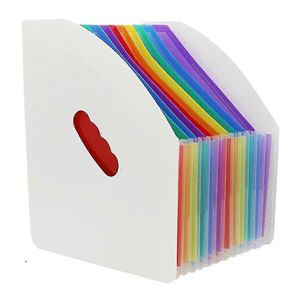 A4 File Folder Oblique Telescopic Organ Bag Multi-layer Classification Data Rack