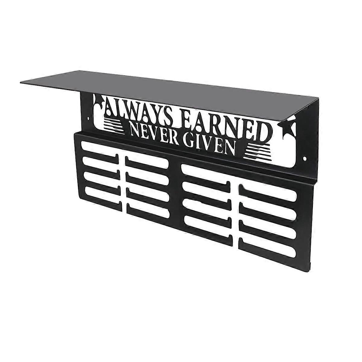Medal Hanger Display,Trophy Holder,15.8 X 7inch Medal Holder and Trophy Display Hanger Rack Frame Wall Mount