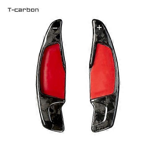 Steering Wheel Shift Paddle Shifter Extension Trim Cover Carbon Fibre For BMW X3 X5 X6 X7