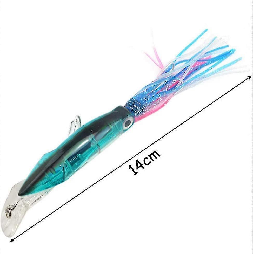 2pcs fishing lures, artificial bionic rigid baits, 3d eyes with treble hook hard bait, pre