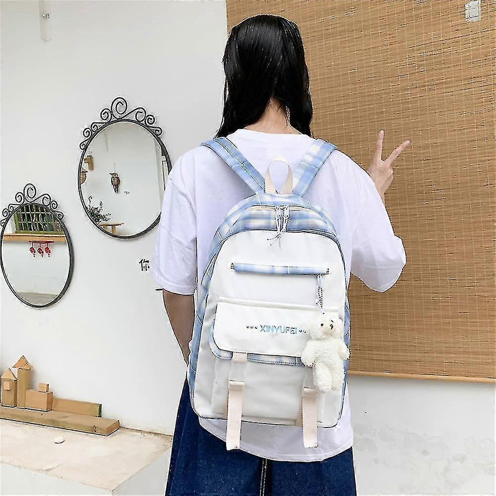 student school high backpack simple large capacity junior baguff08yellowuff09