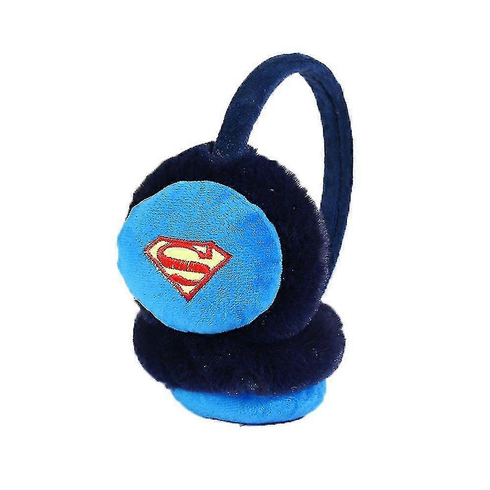 Kid Superhero Earmuffs Soft Ear Warm Winter Gift