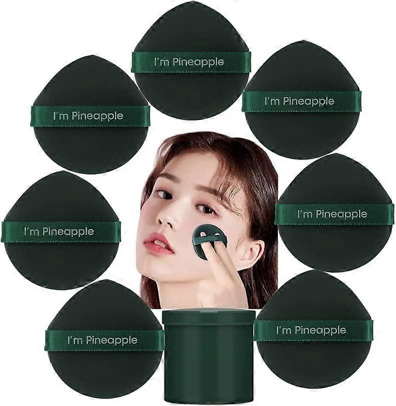 7 Pack Powder Puffs, Makeup Sponge, Reusable Makeup Puffs