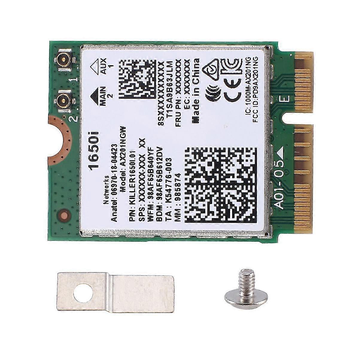 1650i Ac Ax201ngw Wifi Card Wifi6 Dual Band Wireless Card 802.11axg Bt 5.0 Laptop For XYT