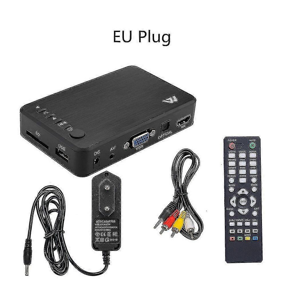 مشغل وسائط متعددة عالي الدقة بالكامل، محرك أقراص ثابت خارجي USB، مشغل وسائط، تشغيل تلقائي، متوافق مع صندوق التلفزيون، فيديو تلفزيون Av Mkv Avi