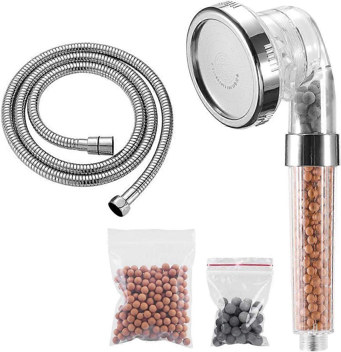 Ionic Shower Heads and Hose 2m,3 Modes Adjustable Handheld Shower Heads,high