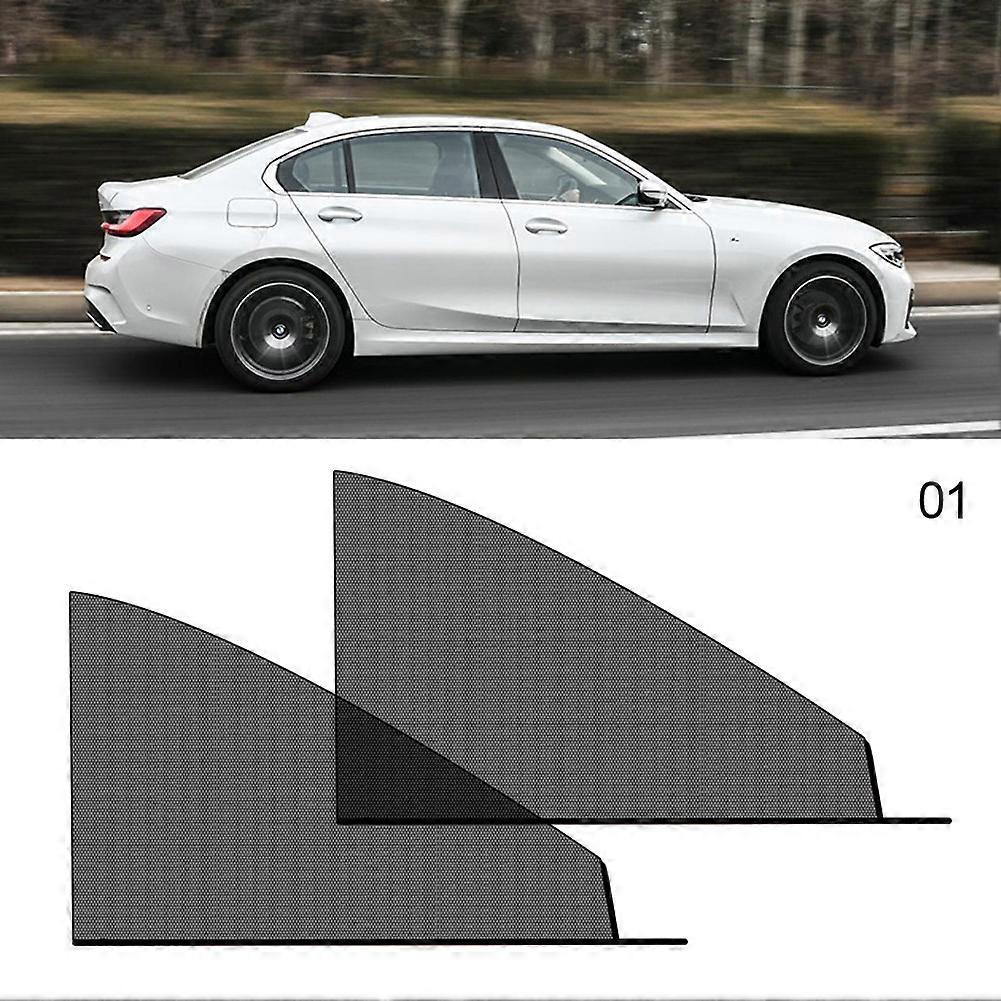 2PCS Car Window Screen Door Covers SUV Universal Side Car Sun Window Shades for Baby Mesh Sleeve Car Mosquito Net Universal