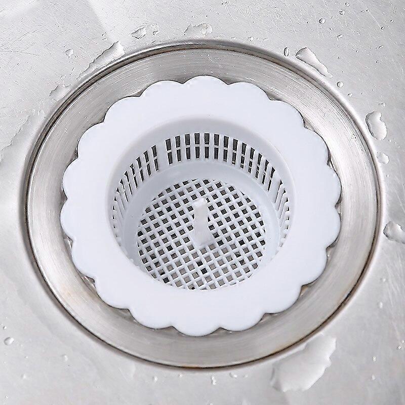Sink Drain Strainer Hair Catchers Bathtub Floor Filter Flower Shape with Cylindrical Handle Hole Filter for Bathroom / KitchenCraft Pipe Cleaners