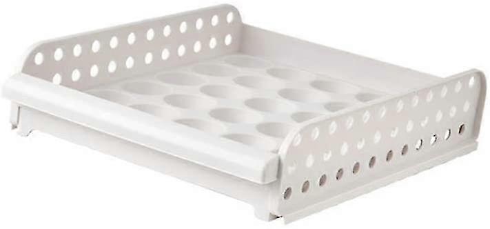 Plastic Fridge Egg Rack, Polypropylene, Single Layer, 33 * 26.5 * 14.3cm