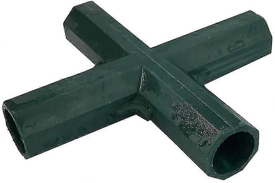 4 Pack Garden Frame Corner Connector 4 Way Pipe Connector Corner Connector For Greenhouse Furniture Frame 16mm Innerflat 4 Way