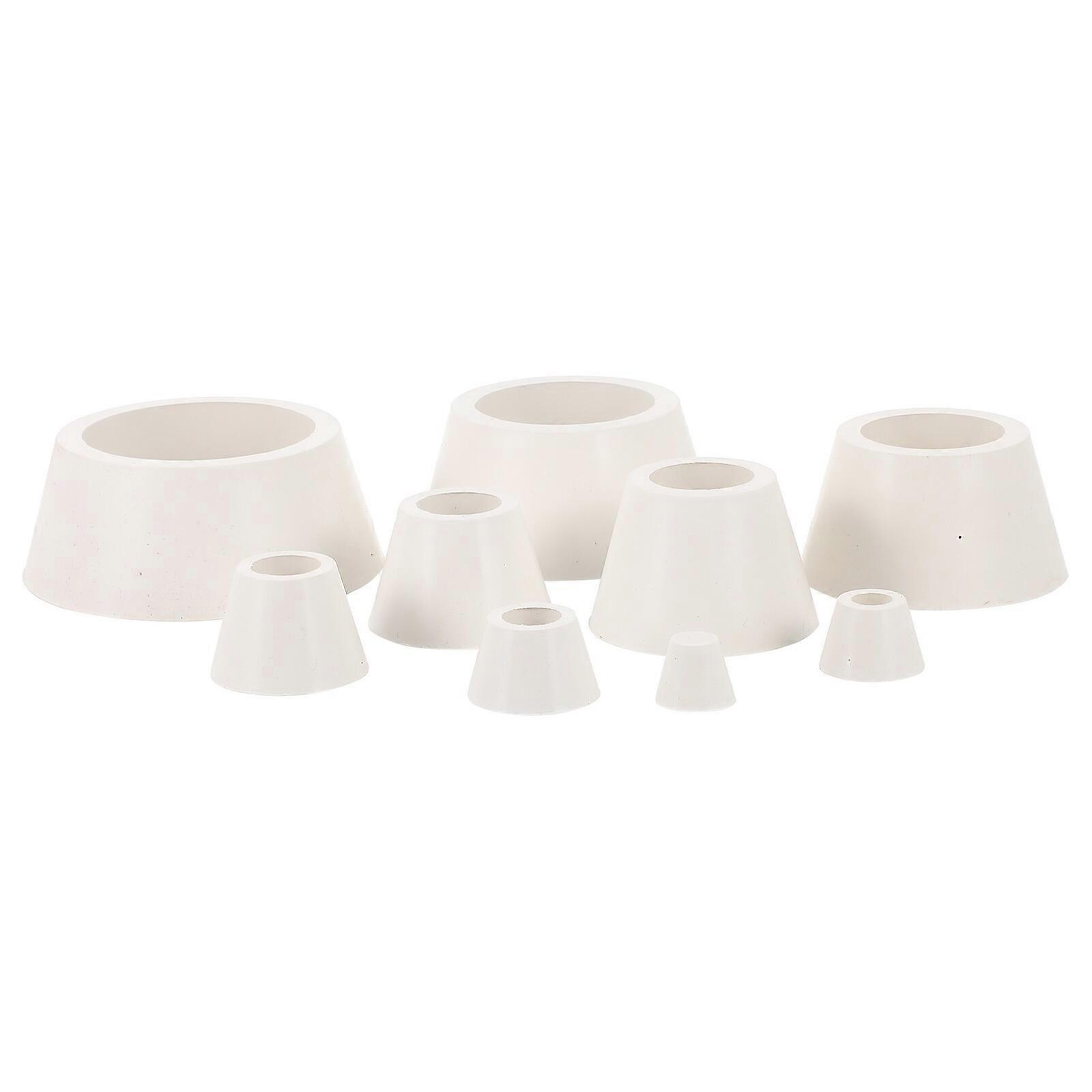 1 Set Buchner Funnel Flask Adapter Set Rubber Tapered Collar Filter Adapter Set