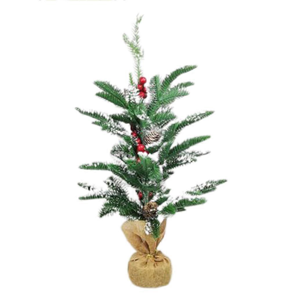 30/40/50/60cm Mini Christmas Tree Snow Pine Trees Desktop Table Decoration Gift