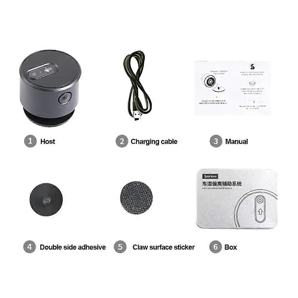 Car Lane Departure Warning Assist System LED Projection Light Anti-collision Car Safety Driving Universal for Cars SUV Truck