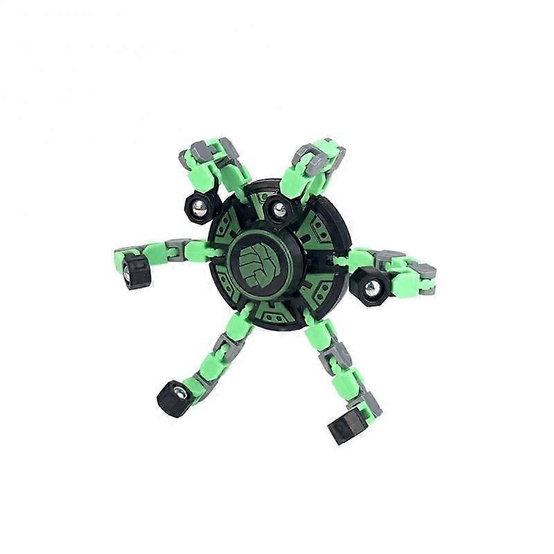 Mechanical Fidget Spinner DIY Deformable Fingertip Gyro Fidget Toy Relief Stress