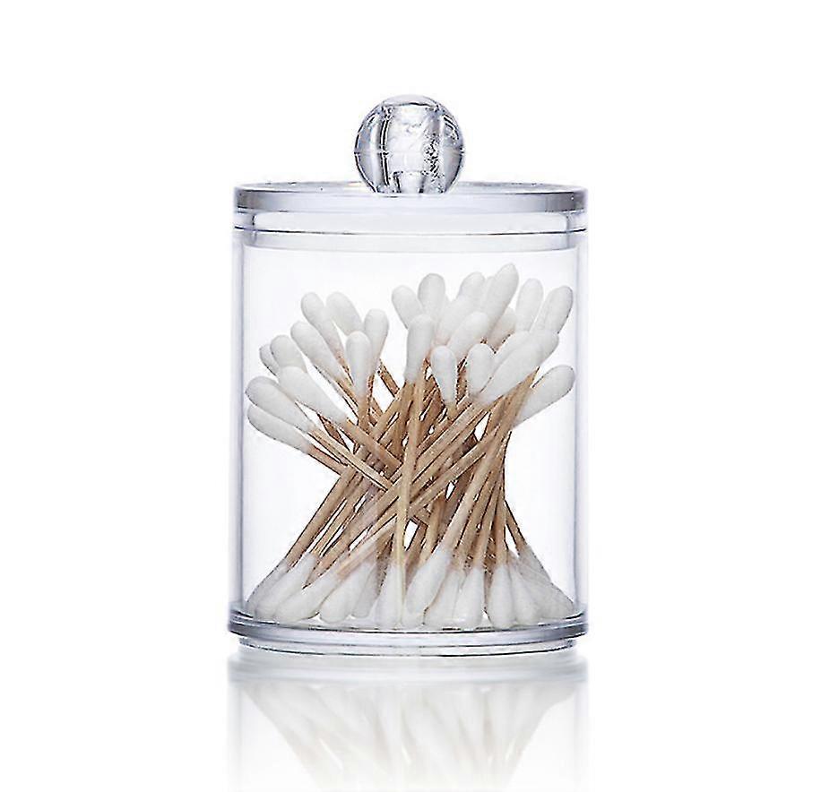 Canisters With Lids For Make Up Storage-organiser With Cotton Buds Holder Cotton Pads Holder Cotton Wool Hold