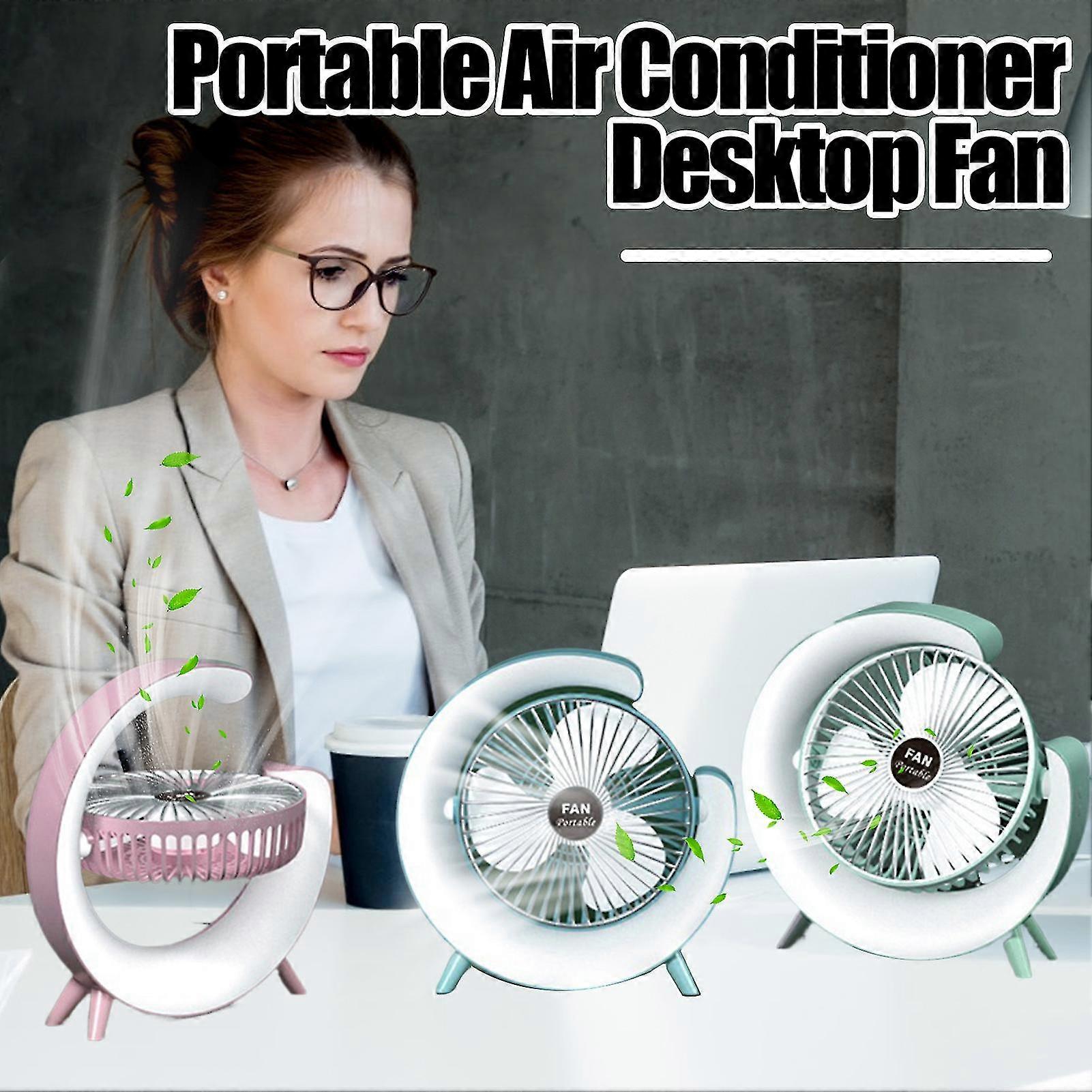 Portable Air Conditioner Rechargeable Desktop Fan