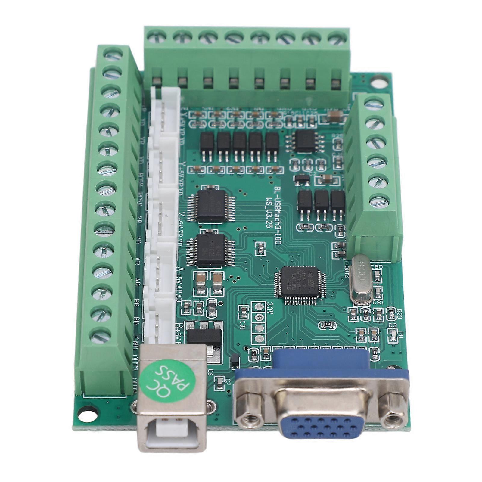 V3.25 5 Axis Control Card Kit USB Motion Control Controller Board Z Probe for CNC Carving Engraving Milling Machine 12V to 24V 