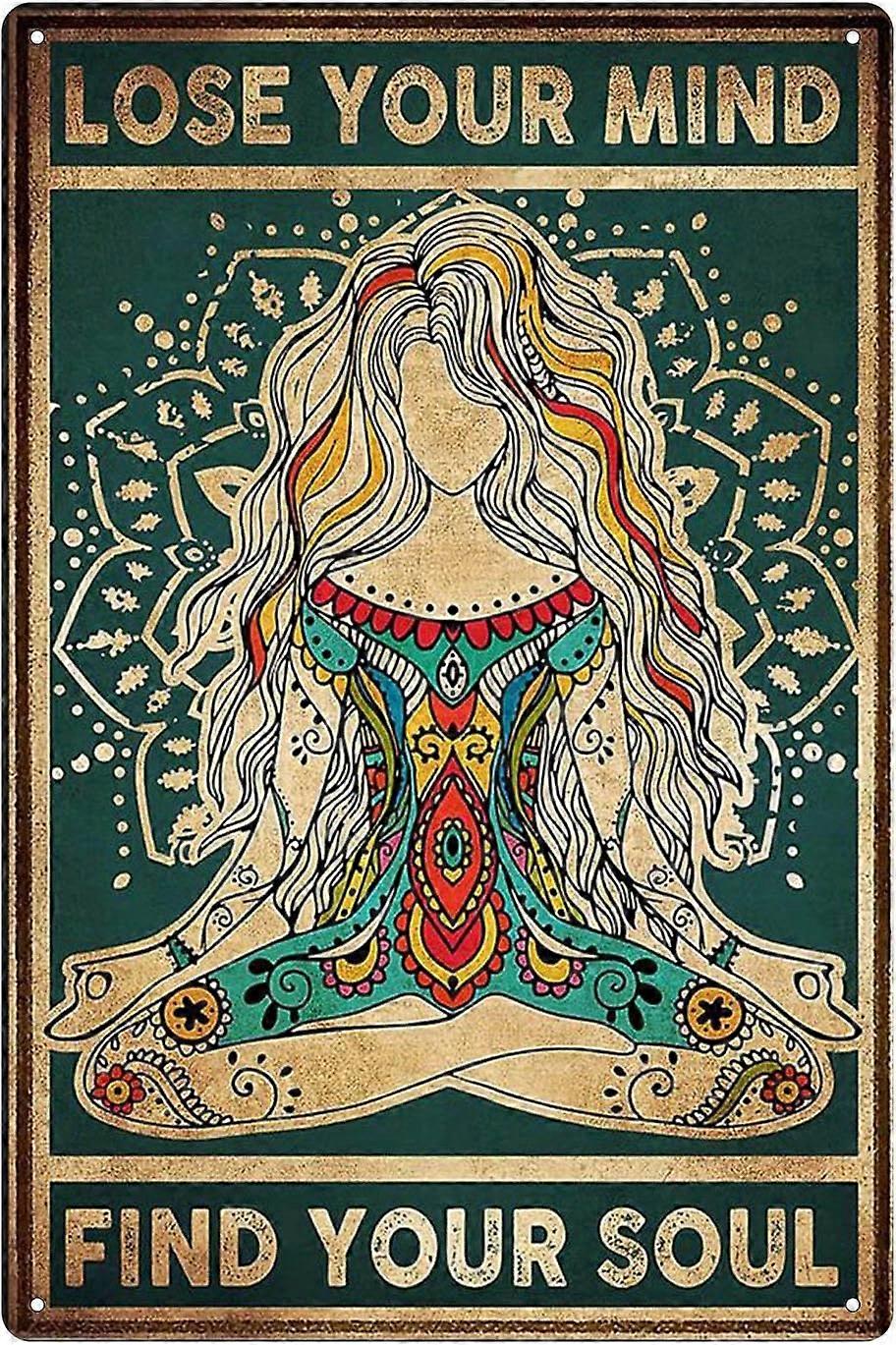 تفقد عقلك العثور على معدن الجدار علامة القصدير تحذير شنقا علامات خمر لوحة الفن ملصق اللوحة المشاهير يارد حديقة الباب بار مقهى عيد الفصح