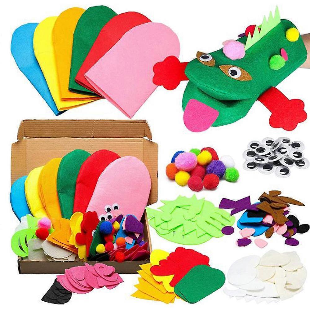 Creative Diy Felt Hand Puppet Materials Role Play Toy Game
