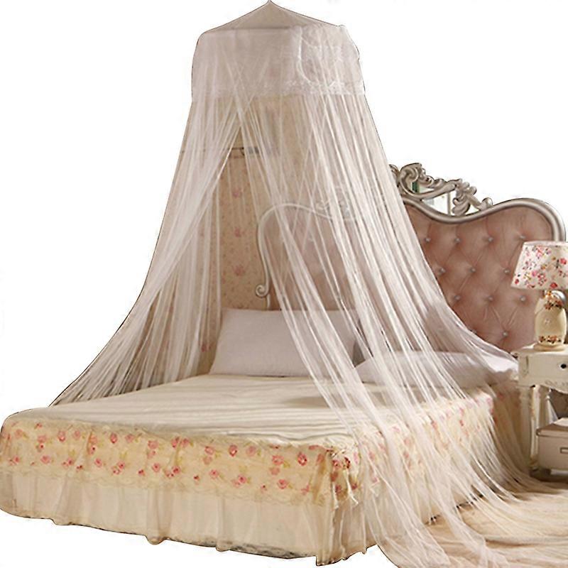 Bed Net Lace Translucent Elegant Lightweight Breathable Safe Curtain for Decor