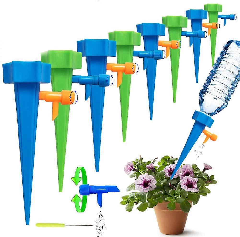 18 Pcs Plant Waterer,Self Watering Spikes,Plant Spikes System with Slow Release Control Valve Switch