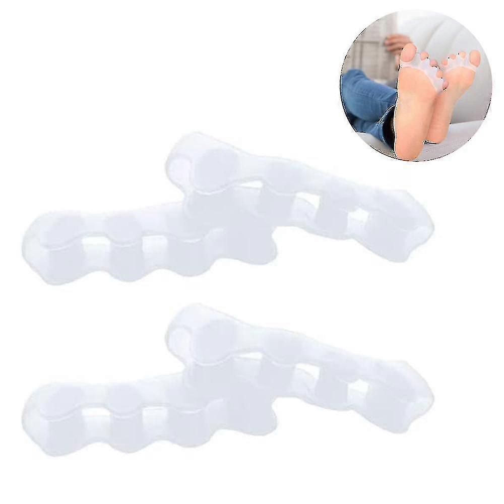 8 Pcs Toe Separators For Overlapping Toes And Restore Crooked