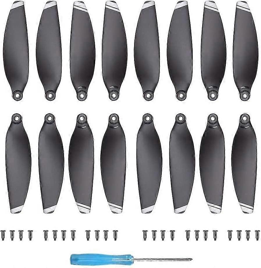 16pcs Mavic Mini 2 Propellers Compatible With Dji Mini 2/mini Se Drone Replacement Low-noise Blades Props