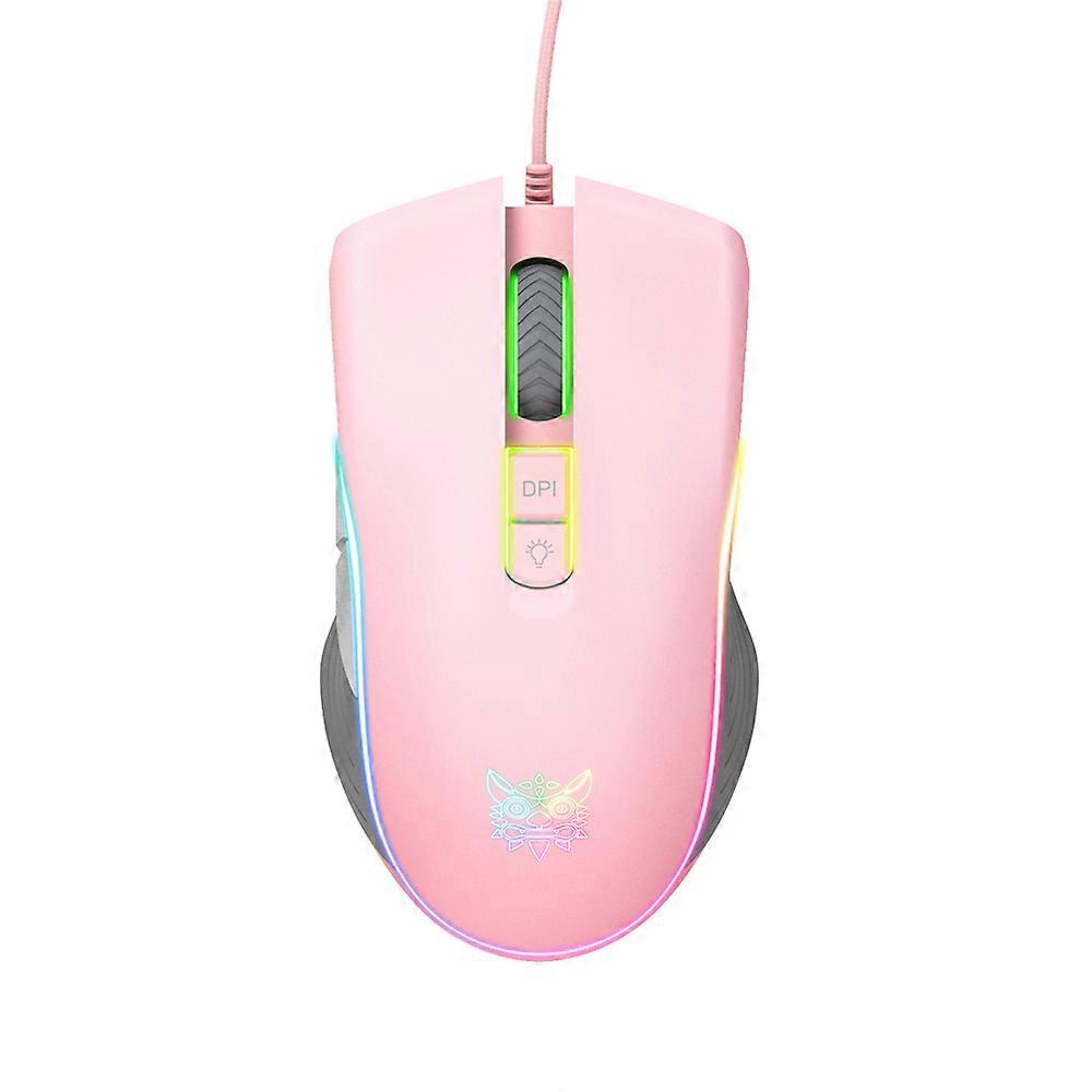 ONIKUMA CW908 Gaming Wired Mouse Pink