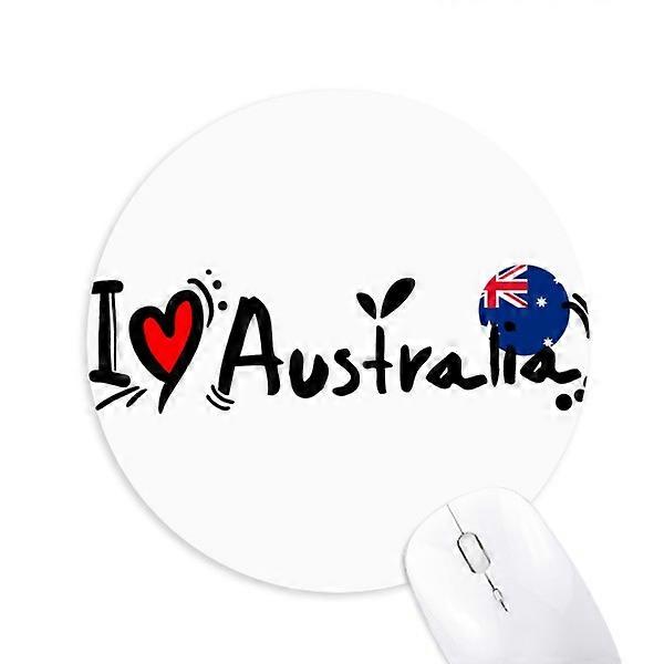 Avustralya Desen Mouse Pad seviyorum