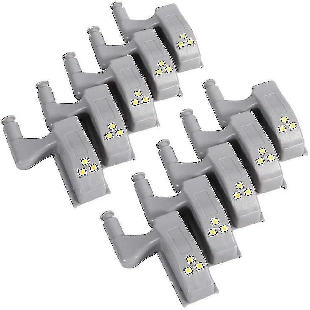 10pcs οδήγησε τα οδηγημένα φώτα γραφείων καθολική ελαφριά κουζίνα αισθητήρων μεντεσέδων γκαρνταρόμπας