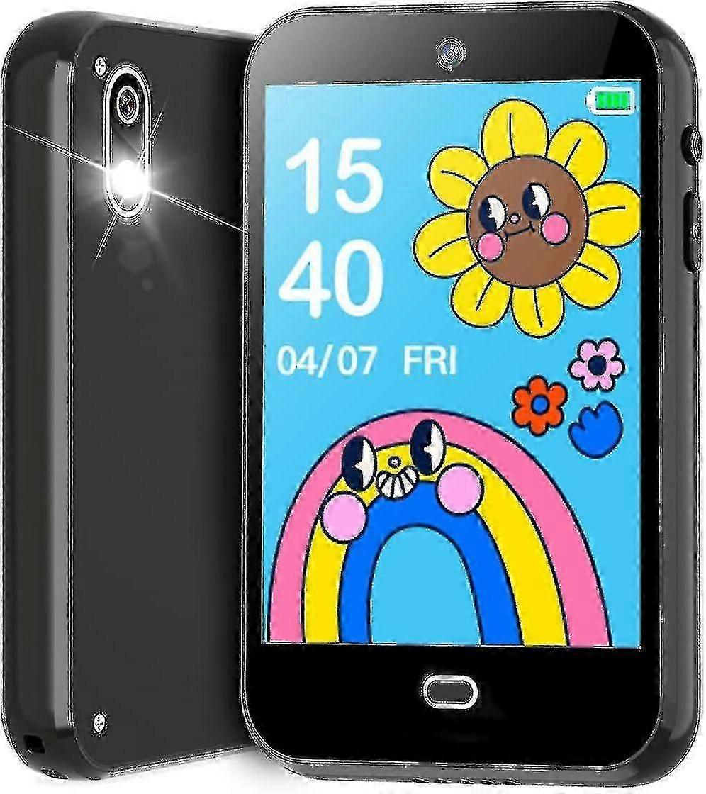 Kids Pretend Phone For Girls Boys Age 3-8 With Dual Camera 28 Games 2.8' Hd Touch Screen Music Player Video