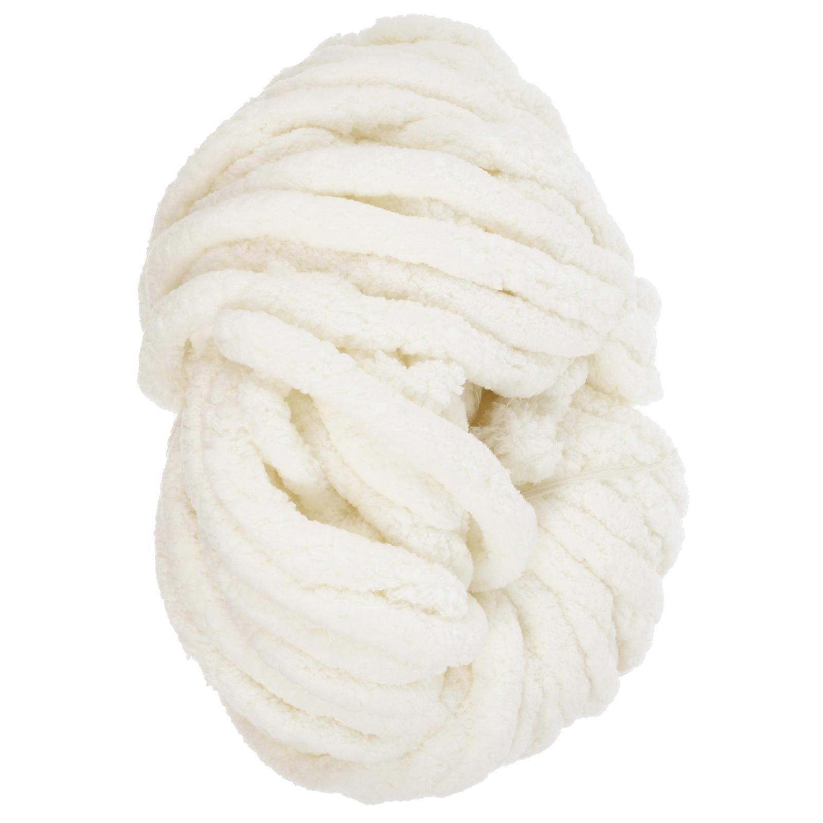 1pc Comfortable Coarse Wool Multifunctional Chenille Blanket Line for Knitting