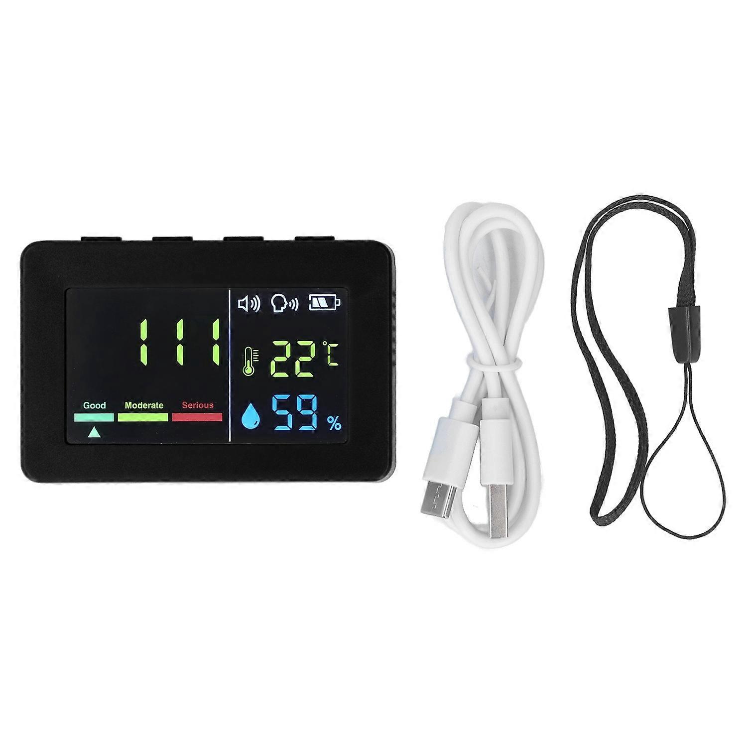 Temperature Humidity Meter High Accuracy Sensor Thermometer Hygrometer Detector with Alarm Function
