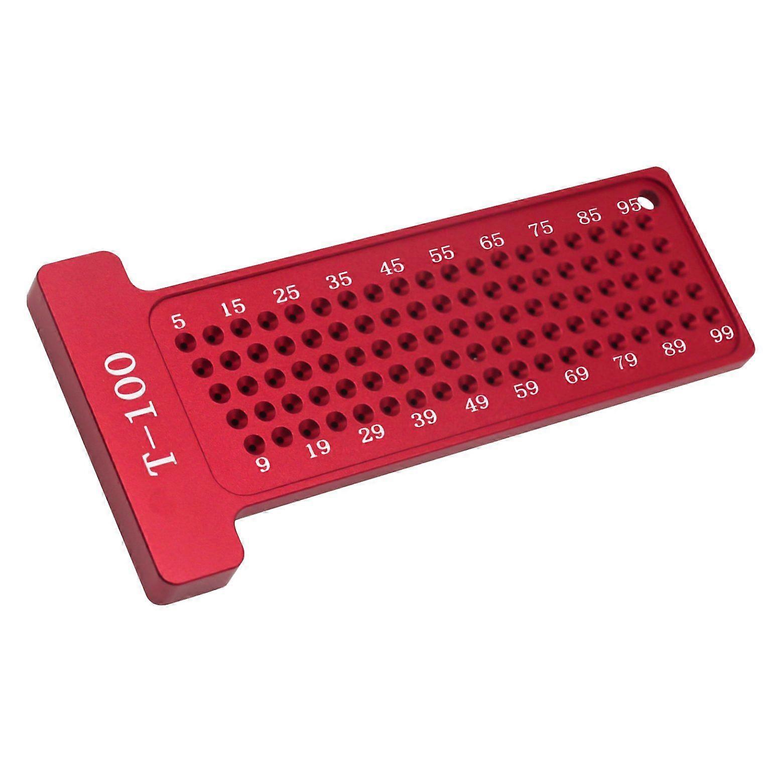 t type scriber aluminum alloy t square t type scriber ruler Hole Positioning