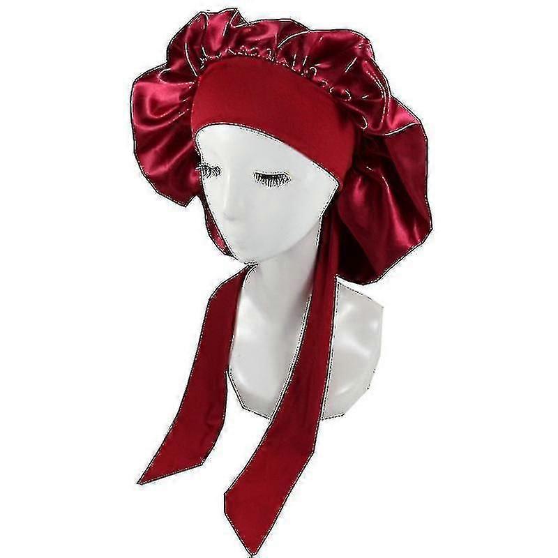Silk Bonnet Satin Bonnet For Slee Bonnet With Tie Cap
