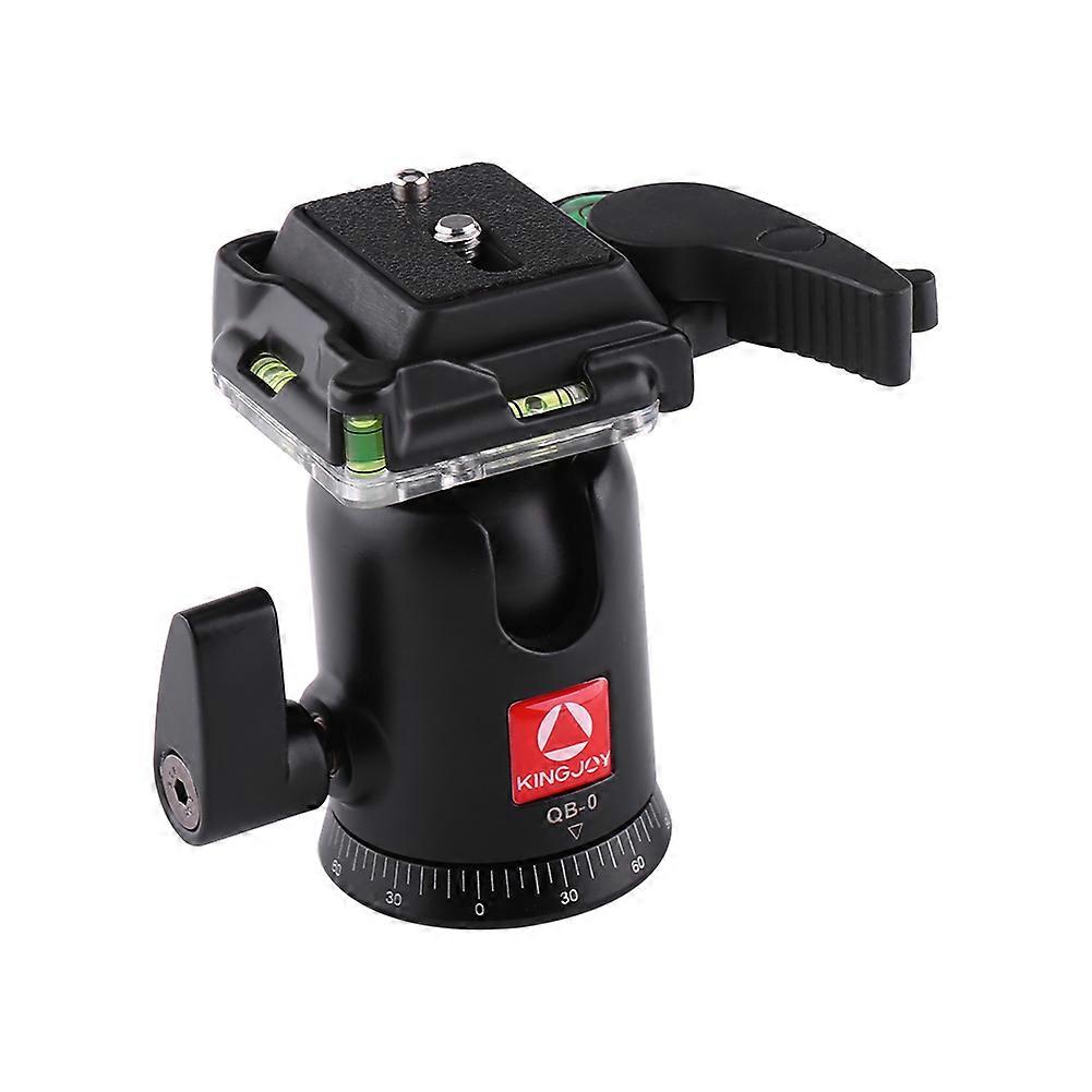 Aluminium Alloy 360 Degree Camera Tripod Ball Head with 1/4" Threaded Quick Release Plate