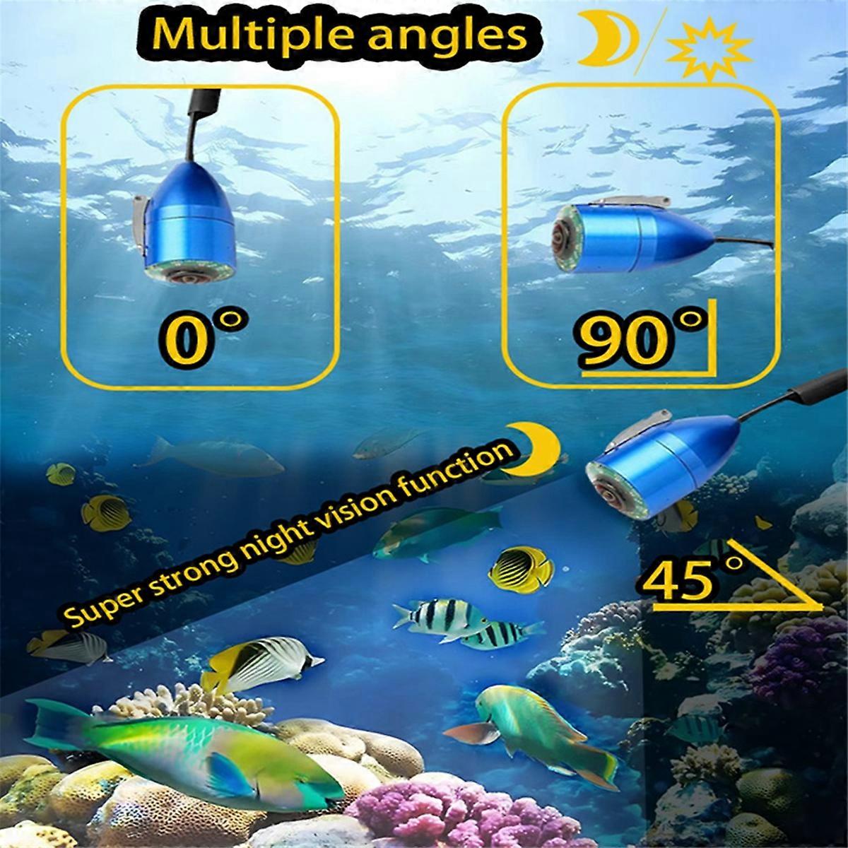 Underwater Fishing Camera LCD Monitor Fish Finder Waterproof 1000TVL ...